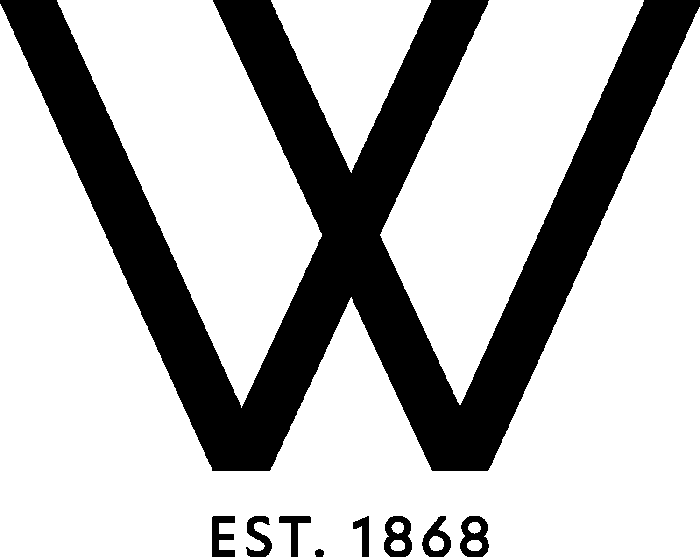 Logotyp: W est. 1868